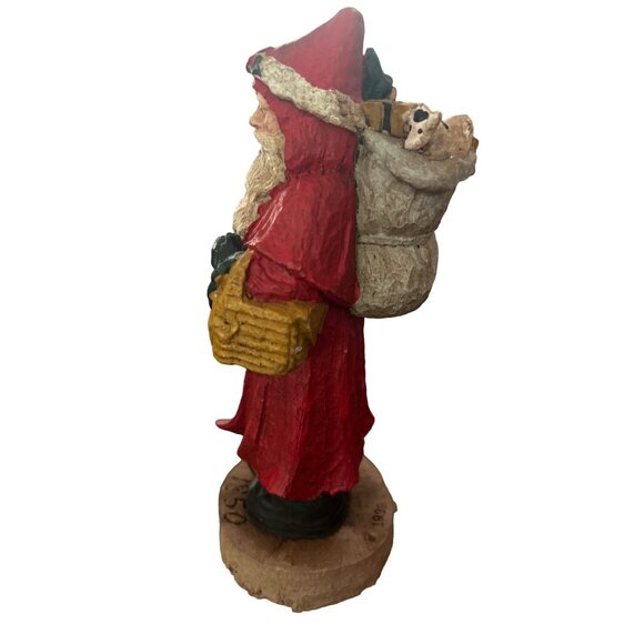 Wood World Inc 1989 Santa Old World 1850 Sweden Hand-Painted Collectible Figure - Picture 2 of 5